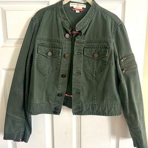 Women’s Tommy Hilfiger utility short jacket size 8P